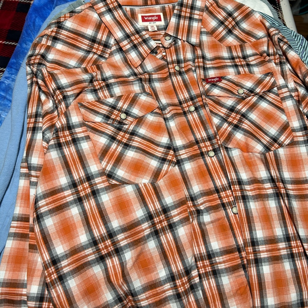 Wrangler Pearl Snap XXL